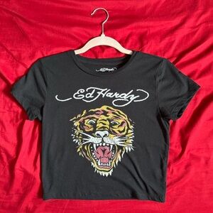 Ed Hardy crop top